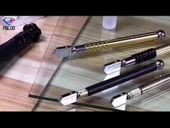 อุปกรณ์ตัดแก้วที่ประสิทธิภาพดี มีมือดําโลหะ เหมาะสําหรับมืออาชีพ