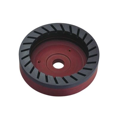 D150mm ภายในฟันยางหมุนกล่องรูปร่างกระปุกหมุนบดเพชรต่อเนื่องสําหรับเครื่องบดกระจก