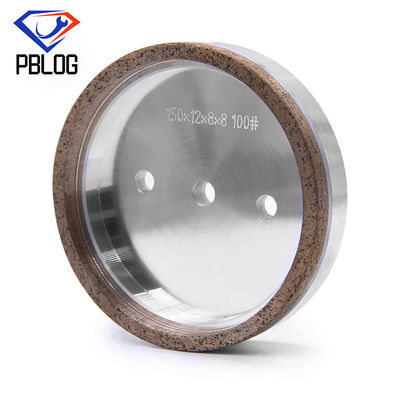 PBLOG Cup Shape Continue Diamond Grinding Wheel สําหรับเครื่องบีเวลลิ่งกระจก