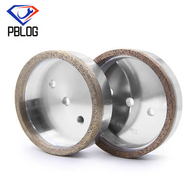 PBLOG Cup Shape Continue Diamond Grinding Wheel สําหรับเครื่องบีเวลลิ่งกระจก
