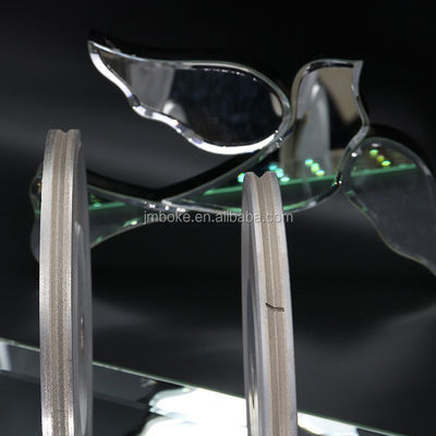 รูปแบบ V D175 * 4MM วงล้อบดเพชรสําหรับการเคลือบขอบกระจกเร็ว