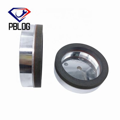 PLOG ขอบและแชมเฟอริ้งแก้ว วงล้อเรซินสีดําสําหรับขอบตรง เครื่องสองด้าน