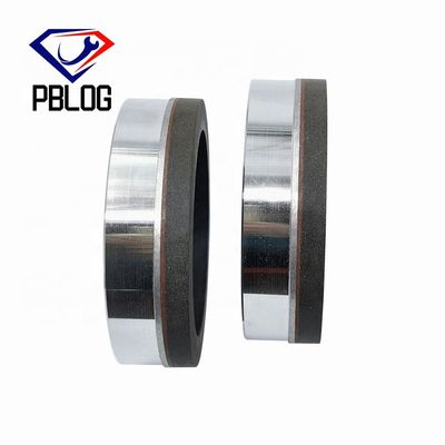 PLOG ขอบและแชมเฟอริ้งแก้ว วงล้อเรซินสีดําสําหรับขอบตรง เครื่องสองด้าน
