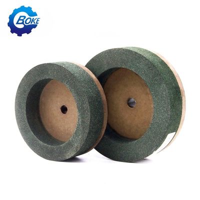 ผลงานดี สีเขียว รูปแบบถ้วย 150mm Bk ล้อเลียนสําหรับเครื่อง edging