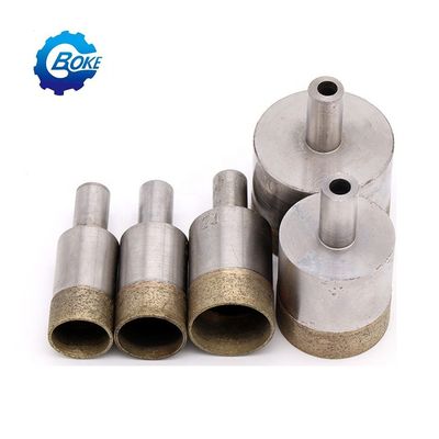 15pcs Diamond Hole Saw Drill Bit Set for Glass Ceramic Tile Machining Cutting Tool เงินและเจาะรู 3-42 มิลลิเมตร