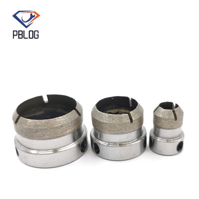 PBLOG ชุดการเจาะหินเพชรแบบเปลือกเปลือกปิดเครื่องมือฮาร์ดแวร์แก้ว