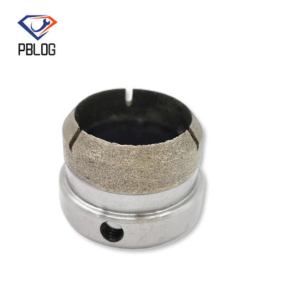 PBLOG ชุดการเจาะหินเพชรแบบเปลือกเปลือกปิดเครื่องมือฮาร์ดแวร์แก้ว