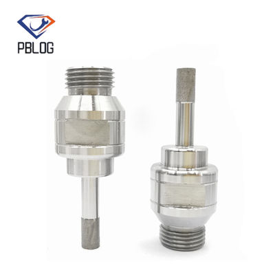 การปรับปรุงเจาะแก้วเจาะเจาะ Threaded Solid Sintered Diamond บีทเจาะ
