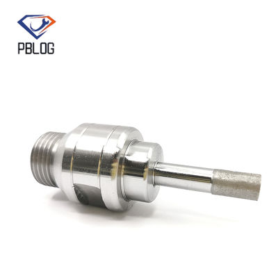 การปรับปรุงเจาะแก้วเจาะเจาะ Threaded Solid Sintered Diamond บีทเจาะ