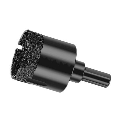 Hexagon Shank Hole Saw Vacuum Brazed Diamond Core Drill Bit สําหรับการเจาะมาร์บอร์เซลีนเซรามิก