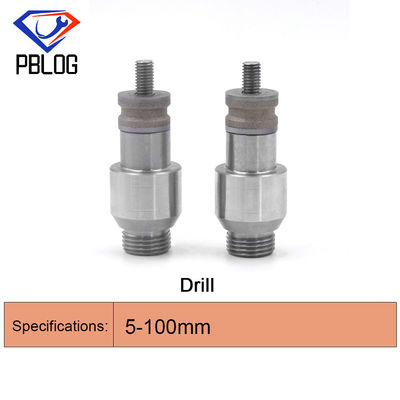 Sintering Glass Drill Bits การชุบดอกสว่านเพชรขนาดเล็กแบบถอดเปลี่ยนได้