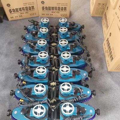 เครื่องขอบกระจกแบบพกพา ODM 220V 2800RPM ความเร็วสีฟ้า