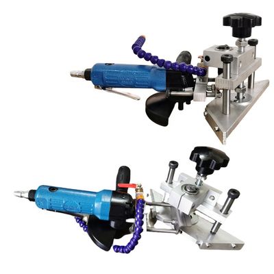 เครื่องเจียรขอบกระจกแบบพกพา Slate Pneumatic Angle Grinder