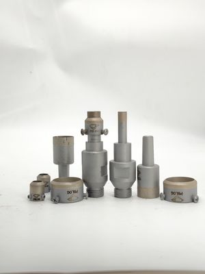 Shank Coring Glass Drill Bits กระบวนการพ่นทราย / การเผาผนึก Frosted Texture