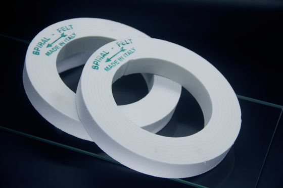 ล้อขัดเกลียวขนนำเข้า White Felt Wheel Polishing