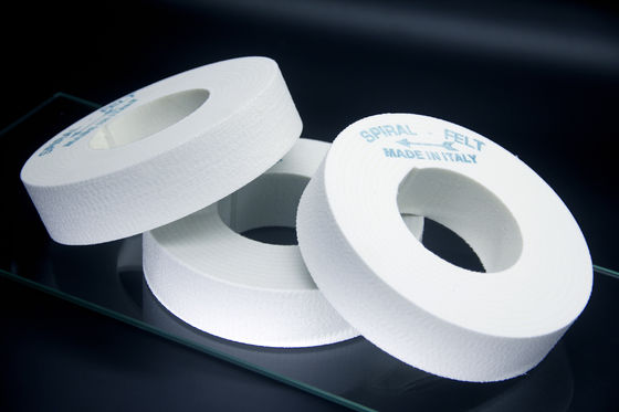 ล้อขัดเกลียวขนนำเข้า White Felt Wheel Polishing