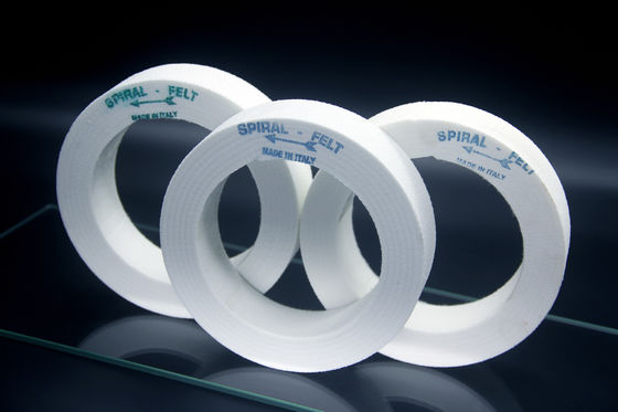 ล้อขัดเกลียวขนนำเข้า White Felt Wheel Polishing