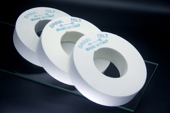 ล้อขัดเกลียวขนนำเข้า White Felt Wheel Polishing