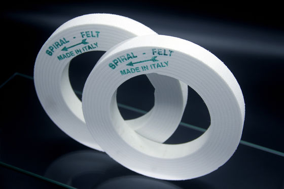 ล้อขัดเกลียวขนนำเข้า White Felt Wheel Polishing