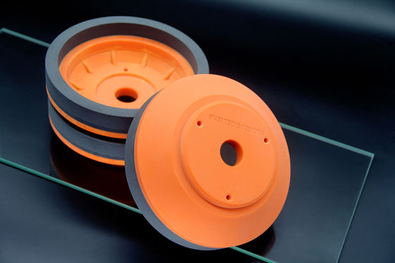 ใบเจียรเพชรเรซิ่นสีส้ม ชามแก้ว ความเร็ว 2800RPM