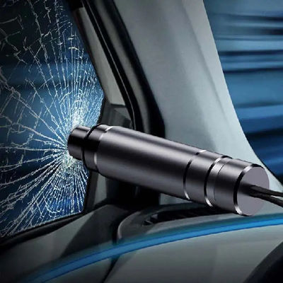 เครื่องมือหนีไฟฉุกเฉินแบบพกพา Hammer Seatbelt Cutter Window Breaker
