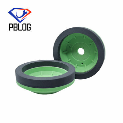 Boke 150mm Bowl Shape ล้อขัดเรซิ่นแบบต่อเนื่องพร้อมแจ็คเก็ตกันน้ำสำหรับเครื่อง Beveling