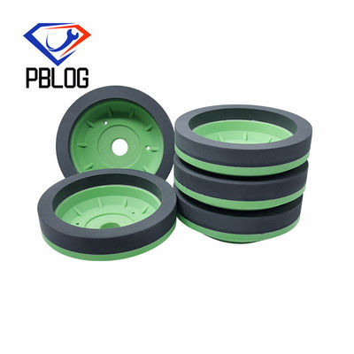 Boke 150mm Bowl Shape ล้อขัดเรซิ่นแบบต่อเนื่องพร้อมแจ็คเก็ตกันน้ำสำหรับเครื่อง Beveling