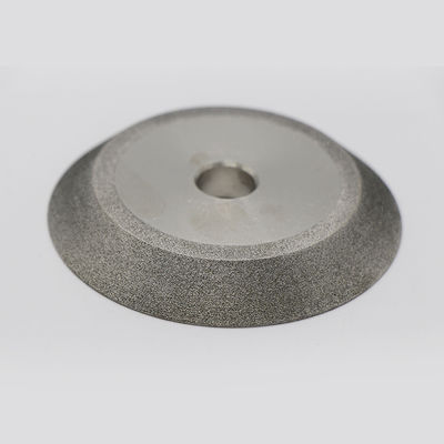75/100/150/200mm กว้าง Electroplate เครื่องบดล้อที่มีการผูกผูกผ่า