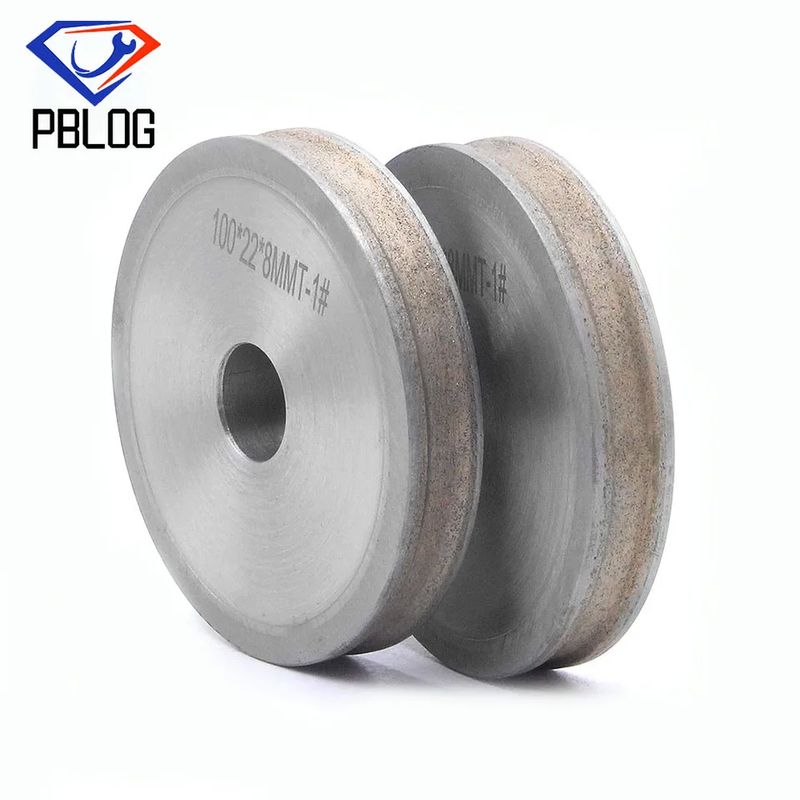 PBLOG วงล้อบดเพชร 240 Grit รอบขอบ Arbor หลุม 12/22/30mm ความเร็วสูงสุด 4500rpm